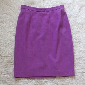 Don Caster Purple Wool Skirt Size 8